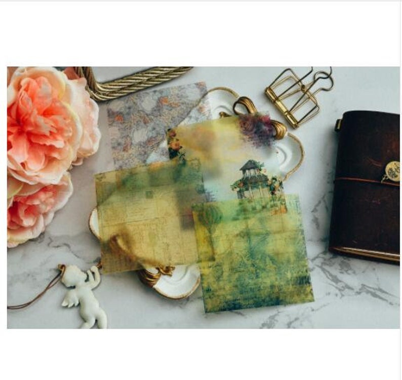 Vellum Sticker Sheet Pack. Each Pack Contains 10 Sheets 11 Etsy