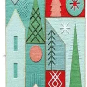 Set di fustelle per la creazione di cartoline con stella dell'albero della casa di Natale MD825