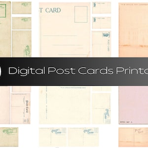 Digitale Postkarten Printables