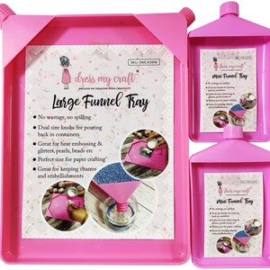 Dress My Craft Funnel Tray Combo 3/Pkg-
