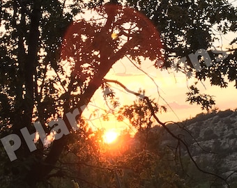 Mountain Sunset Wall Art