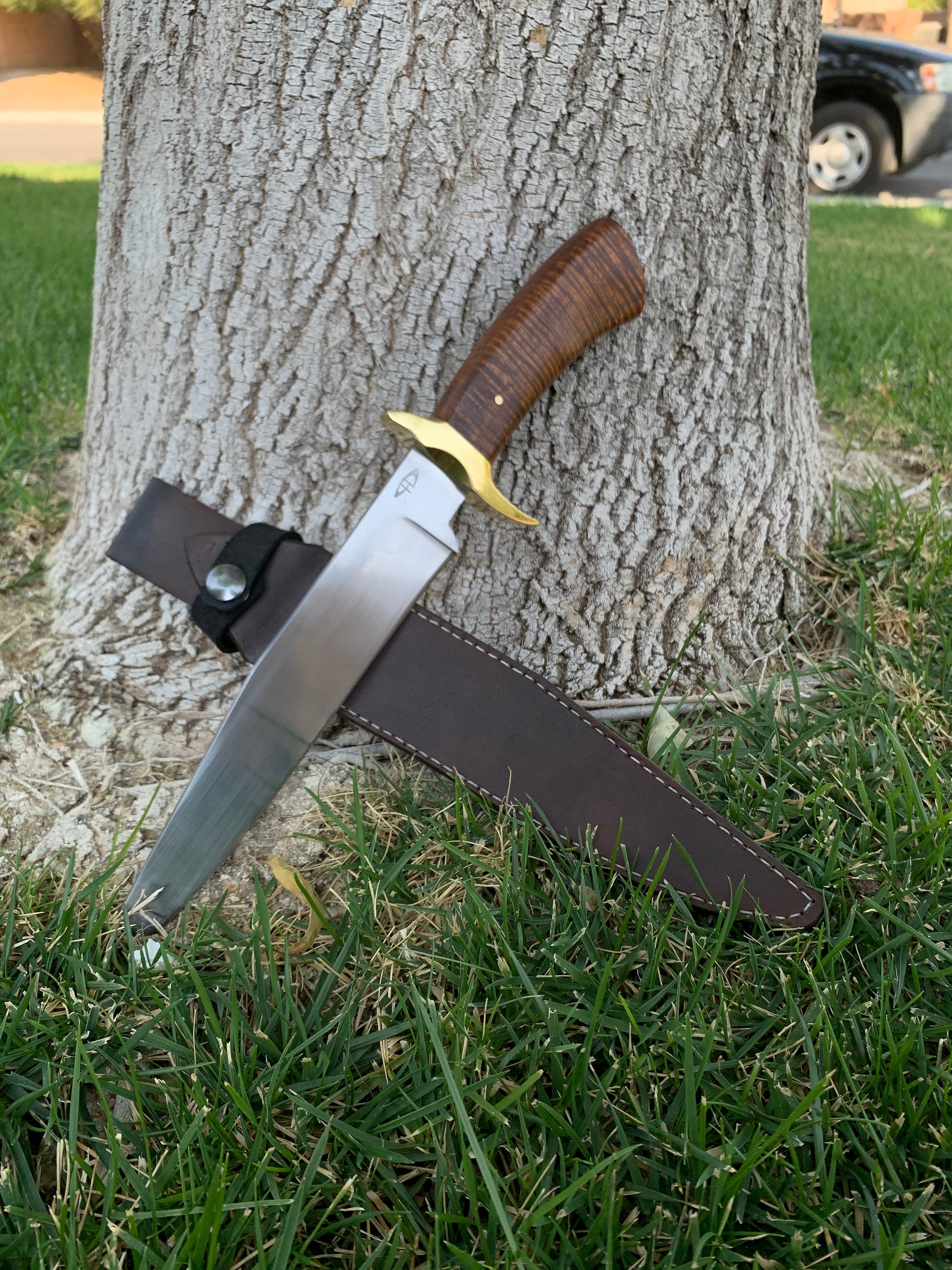 Hand Recurve Bowie Knife Etsy