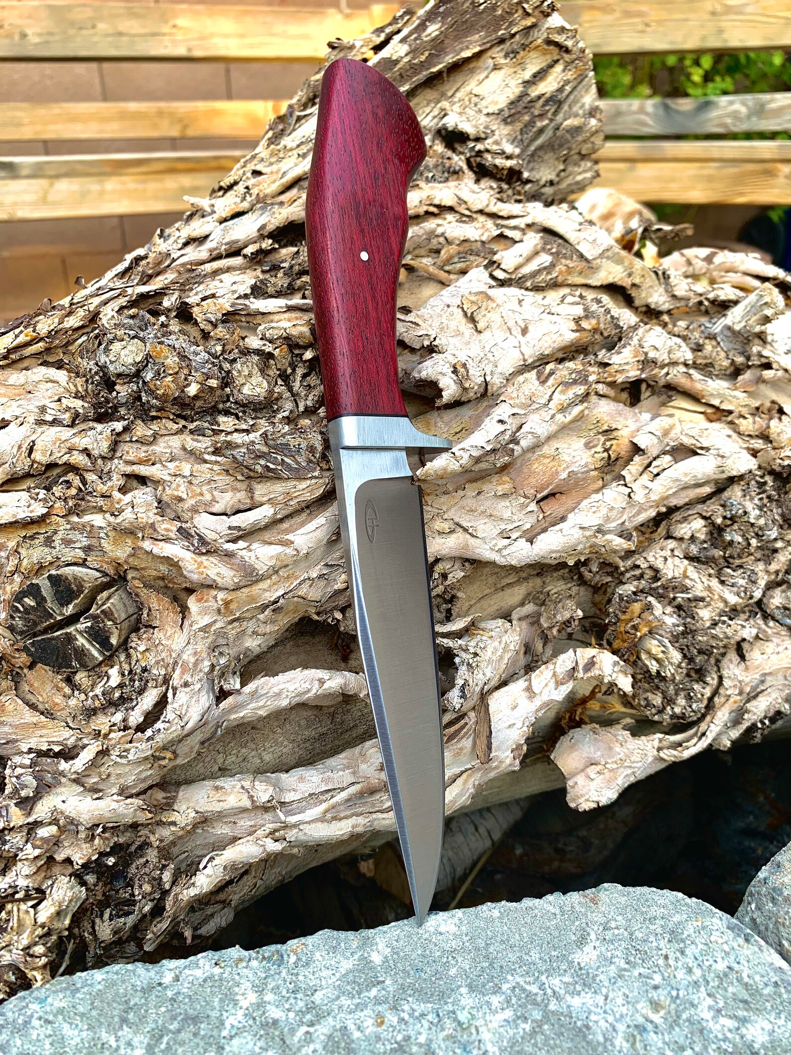 Hand Forged Needle Point Knife | Etsy