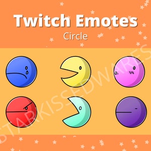 Circle Emoji Twitch Emote Pack