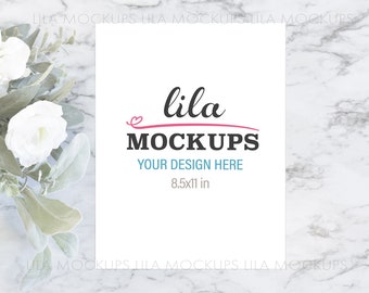 A Paper Print Mockup Etsy