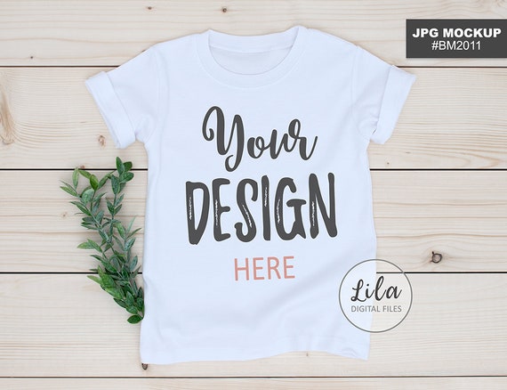 Download Stock Photo Blank White Toddler T Shirt Mockup Flatlay Mockup Blank All Tshirt Psd Mockups PSD Mockup Templates