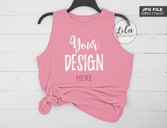 Blank Gym Shirt Mockup Photo Pink Styled T-Shirt Blank Gym Shirt Mockup Photo Pink Styled T-Shirt