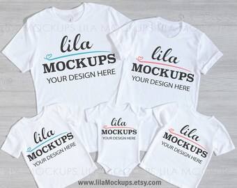 Download Family Shirt Mockup Etsy