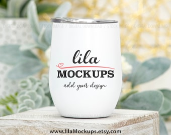 Download Wine Glass Mockup Etsy