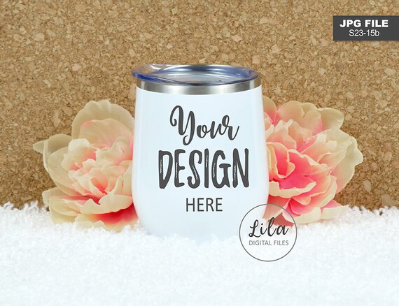 Download White Wine Tumbler Mockup Jpg Photo Of A - Template Iphone | Free Mockups Download