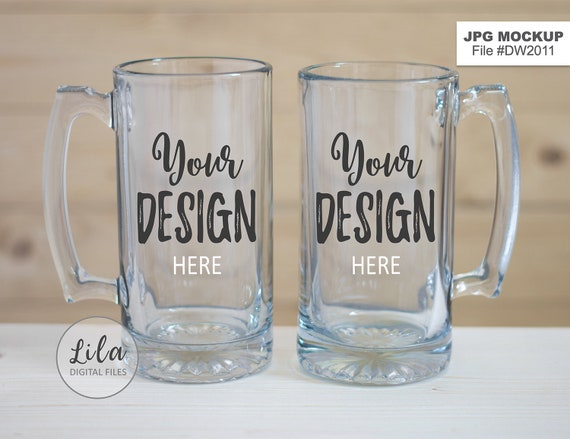 Download Free Beer Mug Mockup Photo Staged Photo Of 2 (PSD) - PSD ...