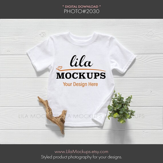 Download White Toddler T Shirt Mockup Photo Boy Tshirt Mock Up Photo Etsy