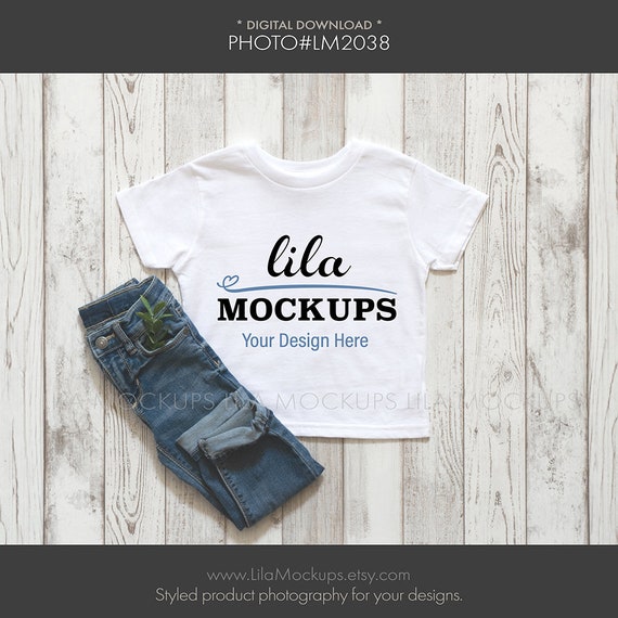 Download White Toddler T Shirt Mockup Photo Boy Tshirt Mock Up Photo Etsy PSD Mockup Templates