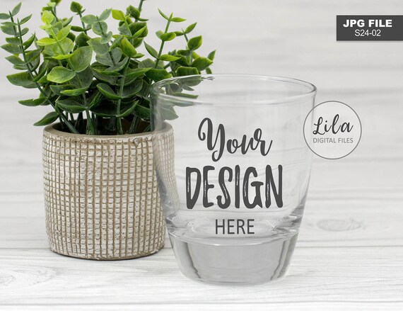 Whiskey Glass Mockup Photo Staged Photo Of A Whiskey Glass Etsy
