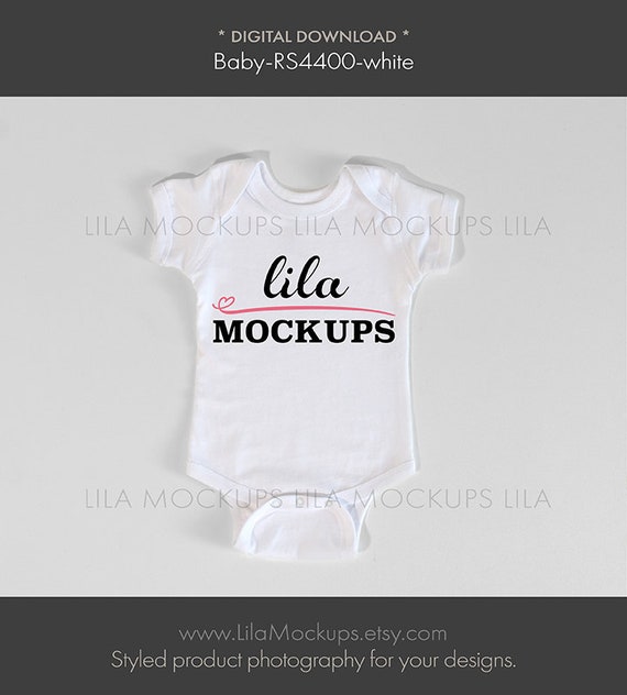 Baby Bodysuit Mockup Photo Rabbit Skins Baby Bodysuit Mockup Etsy
