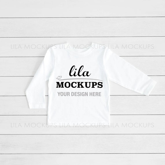 Mockup PHOTO of Blank White Kids Long Sleeve Shirt Toddler Long Sleeve Shirt Mockup White Toddler T shirt MOCKUP White Shirt Mock up Etsy Canada