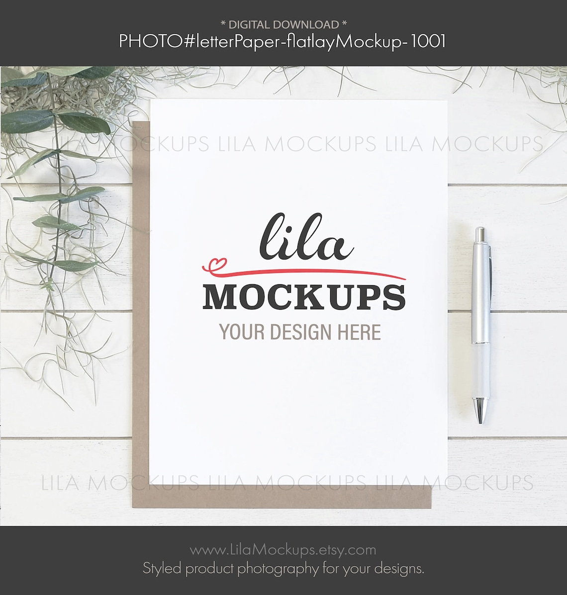 MOCKUP PHOTO of 8.5 X 11 Letter Paper / Letter Size 8.5x11 - Etsy