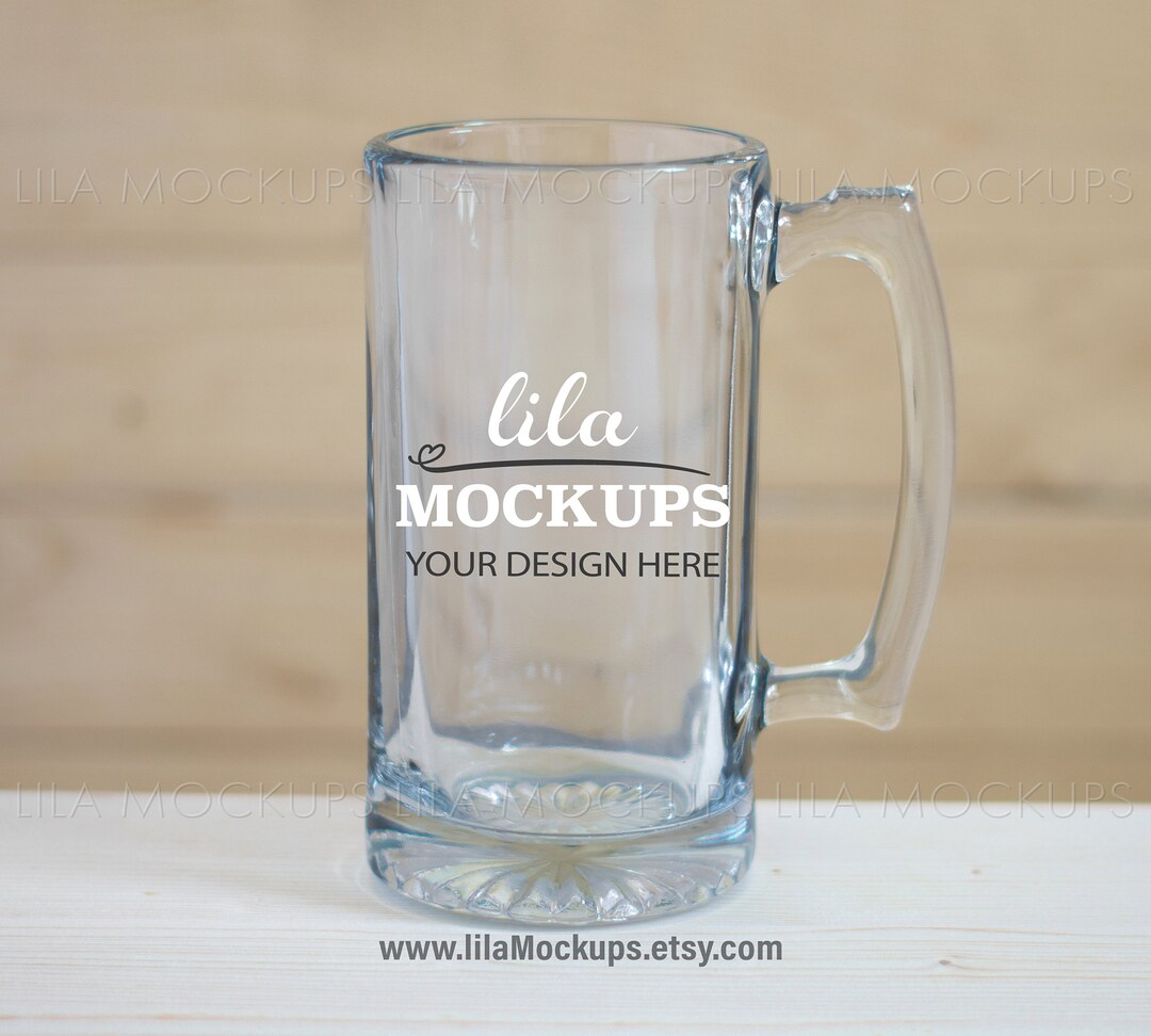 Beer Mug MOCKUP PHOTO / Staged Photo of a Beer Mug or Glass / Drinkware