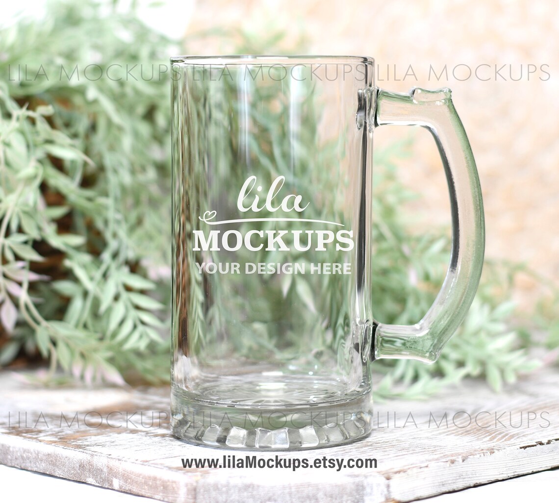 Beer Mug MOCKUP PHOTO / Staged Photo of a Beer Mug / Drinkware Etsy