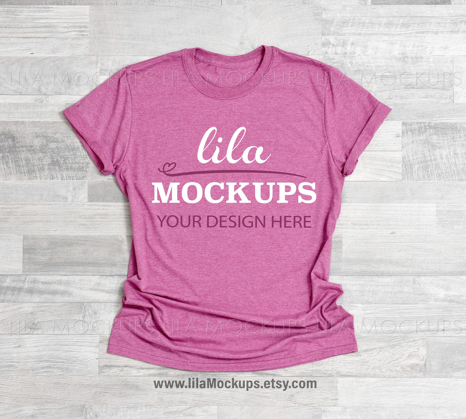 Download Gildan 640 Heather Berry tshirt Mockup PHOTO / pink t ...