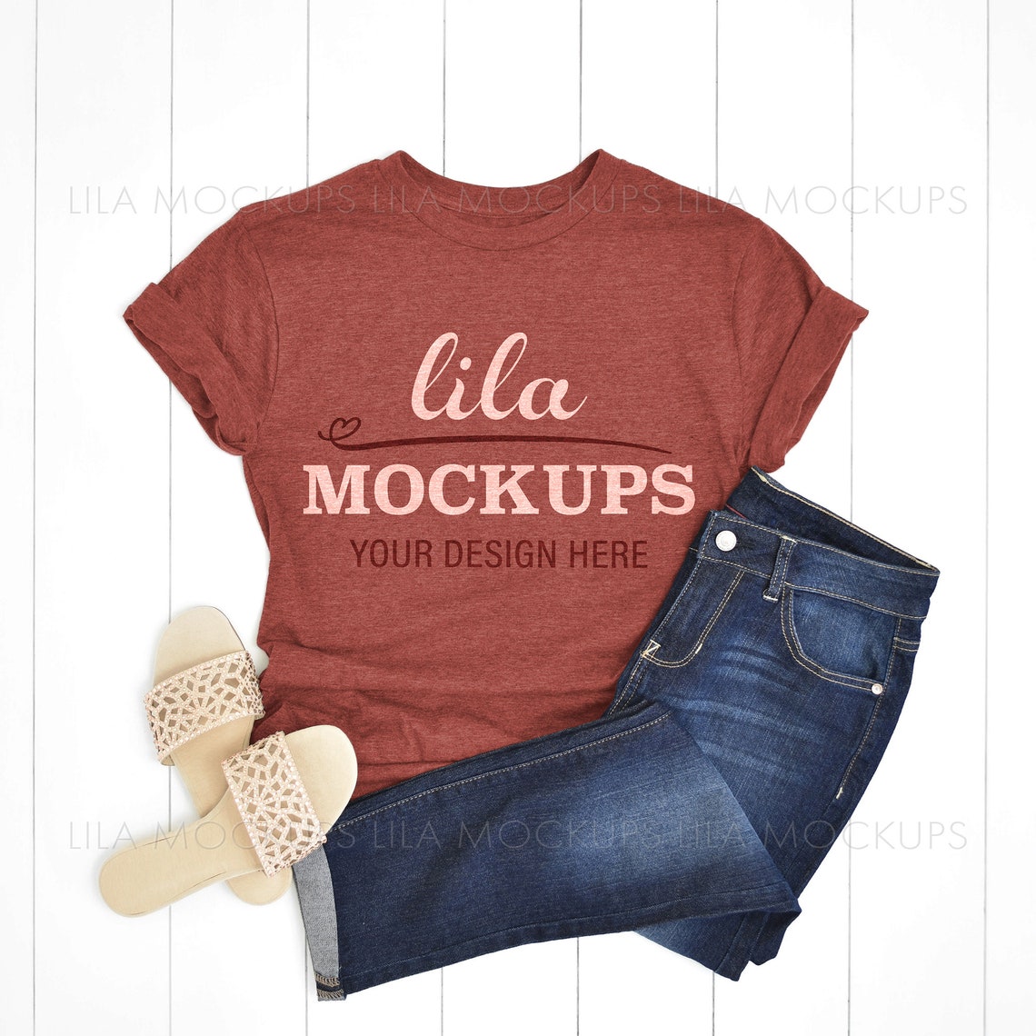 heather clay t shirt