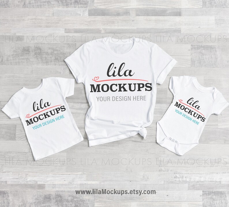 Download Family t-shirt Mockup PHOTO / mommy baby toddler t-shirt ...