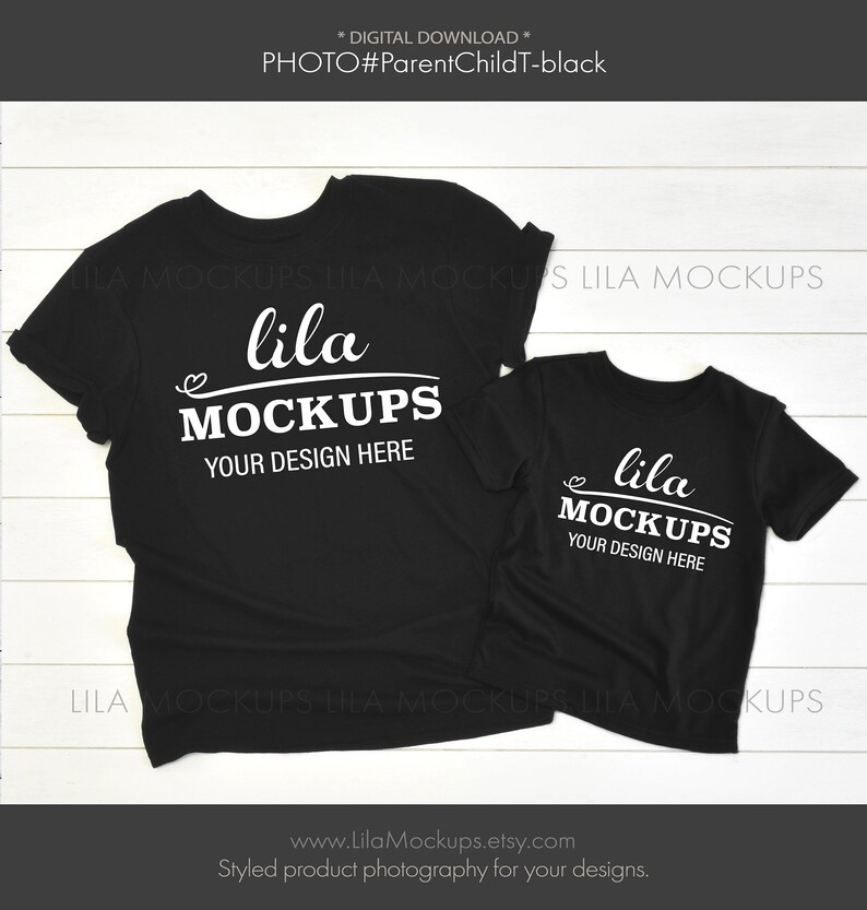 Download Mommy and me tshirt Mockup PHOTO / clack T-Shirt mockup | Etsy