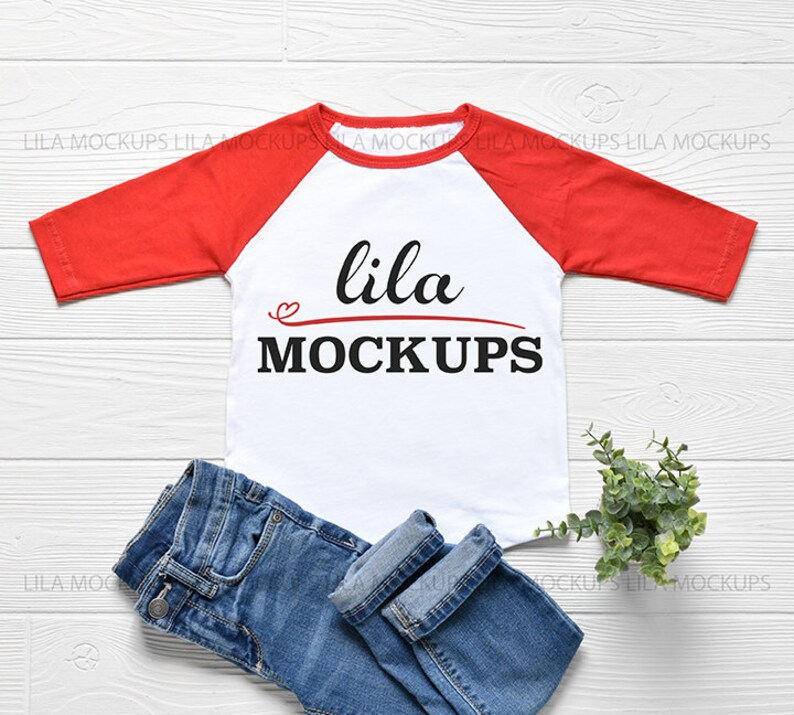 Download Chemise rouge reglan MOCKUP / photo de maquette de chemise de | Etsy