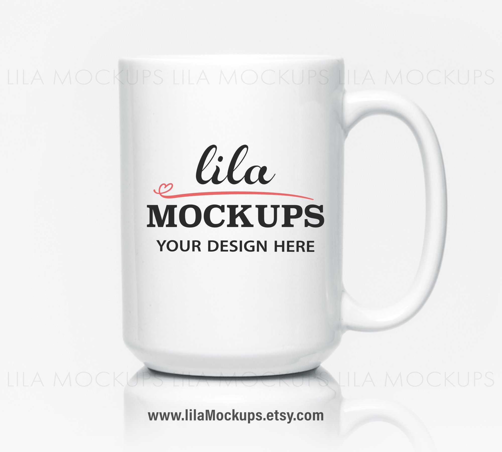 Download Mockup Photo Of 15 Oz Coffee Cup Blank White Coffee Mug Etsy