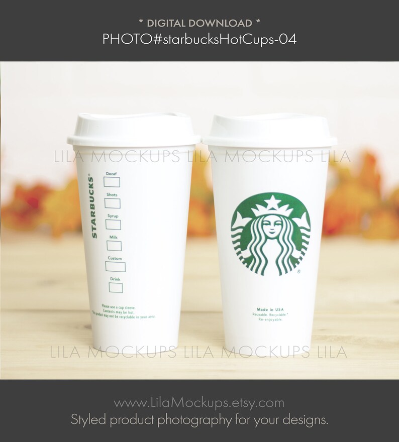 Download 16 oz Starbucks Reusable tumbler Cup MOCKUP PHOTO / photo ...