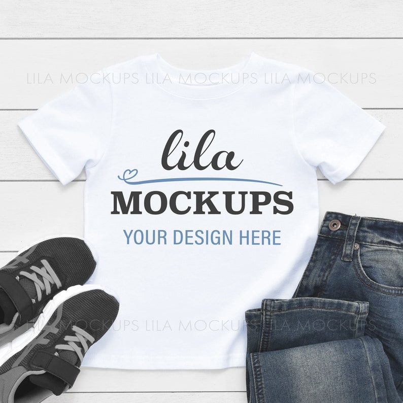 Download T-shirt Mockup Photo / kids tshirt mock-up photo / white ...