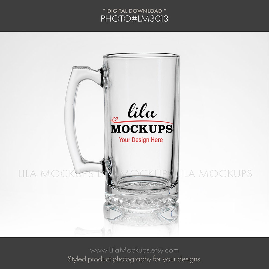 Beer Mug MOCKUP PHOTO / Staged Photo of a Beer Mug / Drinkware Mockup