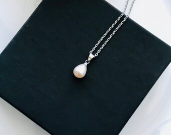 Necklace, Pearl Fresh water necklace , Pearl Necklace, Pink Pearl Necklace