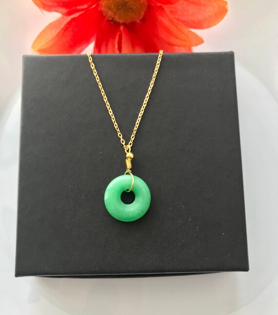 Jade necklace etsy sale
