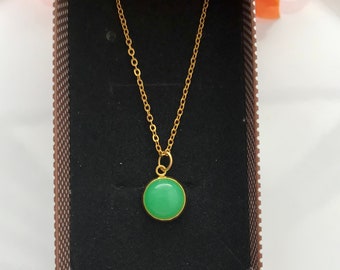 Green Jade Necklace, Jade