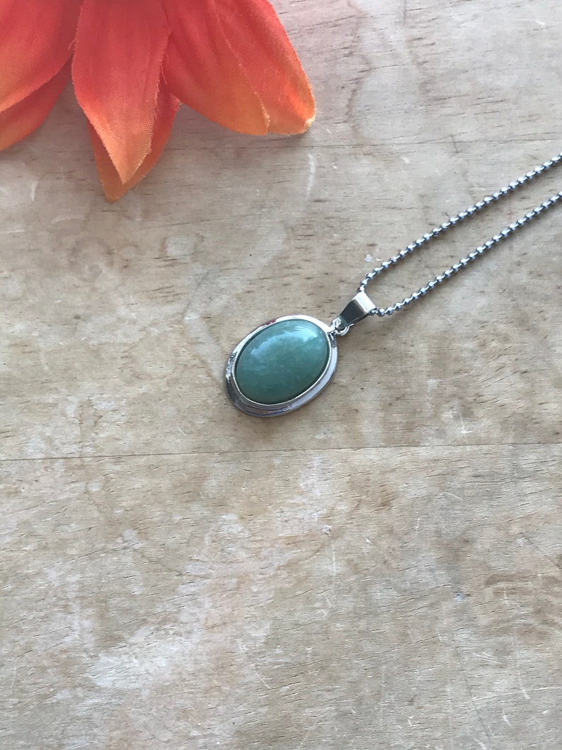 Jade Natural Gemstone,Jade Water Drop Necklace A Crystal Jade Necklace