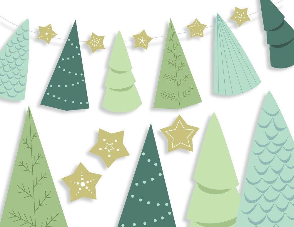 Diy Printable Pine Trees and Stars Garland and Party Decor PDF, PNG, SVG Files, Christmas Gift Tags, Paper Craft Decorations and Ornaments - Etsy diy-printable-pine-trees-and-stars-garland-and-party-decor-pdf-png-svg-files-christmas-gift-tags-paper-craft-decorations-and-ornaments-etsy