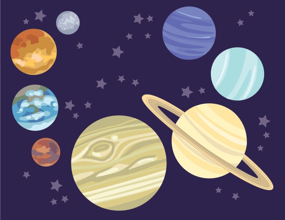 CRASPIRE Planets Galaxy Drawing Painting Stencils Templates (11.8