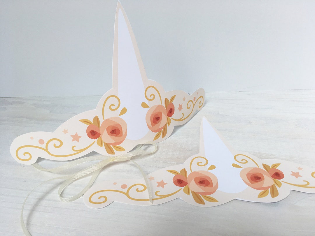 Printable Unicorn Headband Digital Download for Birthday Party Costume ...