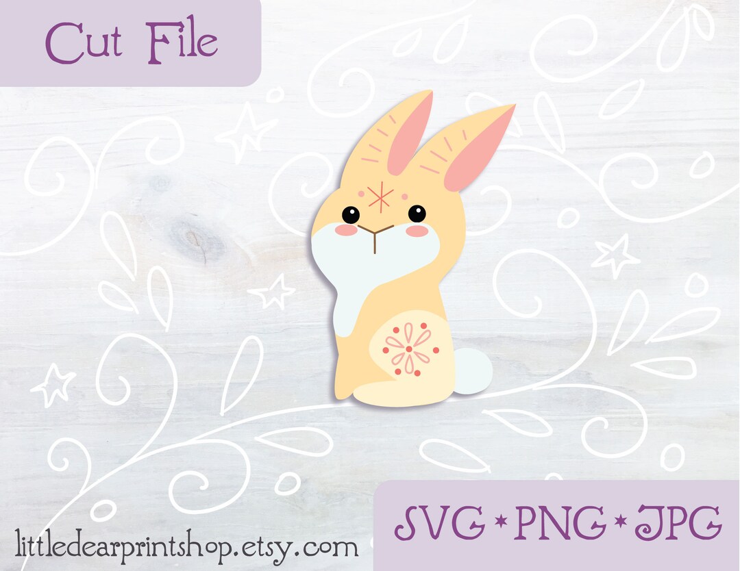SVG Year of the Rabbit Cut File for Cricut, Silhouette, PNG, JPG ...