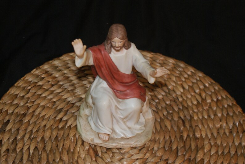Home Interior Jesus Sermon on the Mount Figurine 1420 Etsy