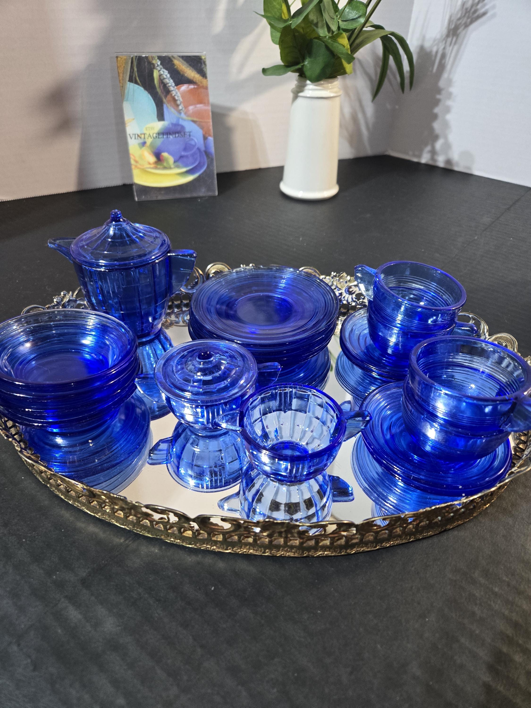 Akro Agate Sugar Bowl - Etsy