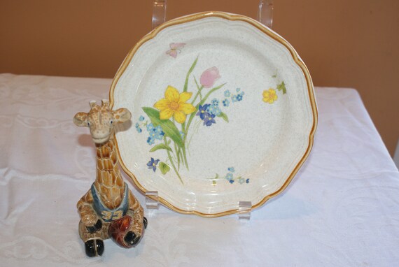 Mikasa Garden Club Early Spring Stoneware Salad Plate | Etsy