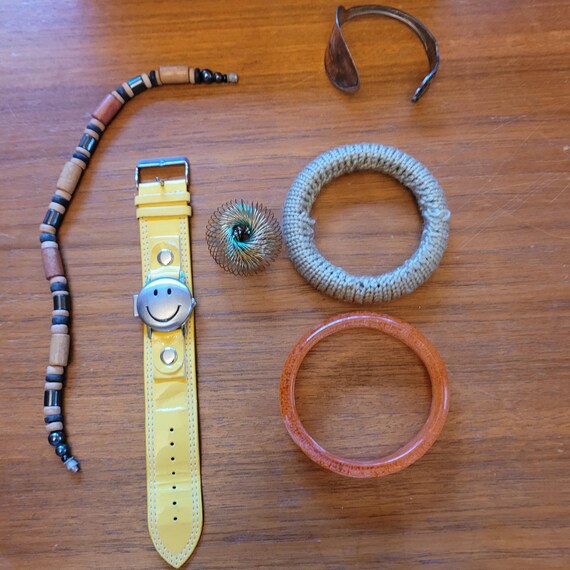 Vintage 80's bracelets Vintage 80’s Bracelets  Multicolor  Multitexture Fashion Must Haves