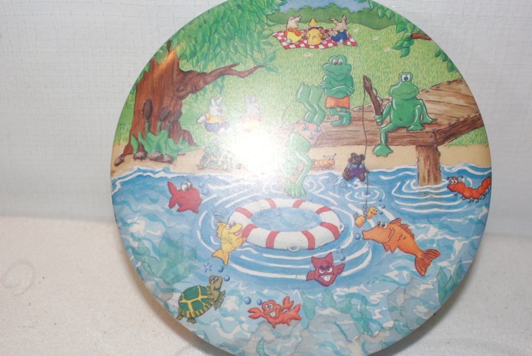 Keller Charles Ole Swimming Hole Round OMG Gorgeous Tin - Etsy