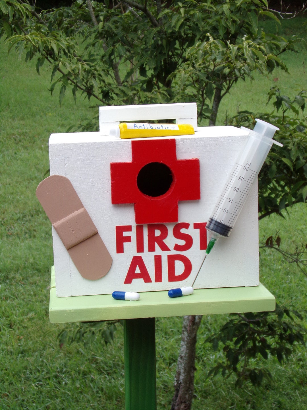 First Aid Kit Birdhouse - Etsy