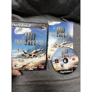Rebel Raiders Operation Nighthawk Sony PlayStation 2 PS2 Completo CIB Disco Azul