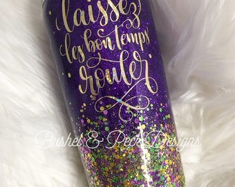 mardi gras yeti cups