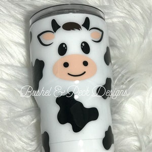 Cow tumbler/glitter tumbler/glitter yeti