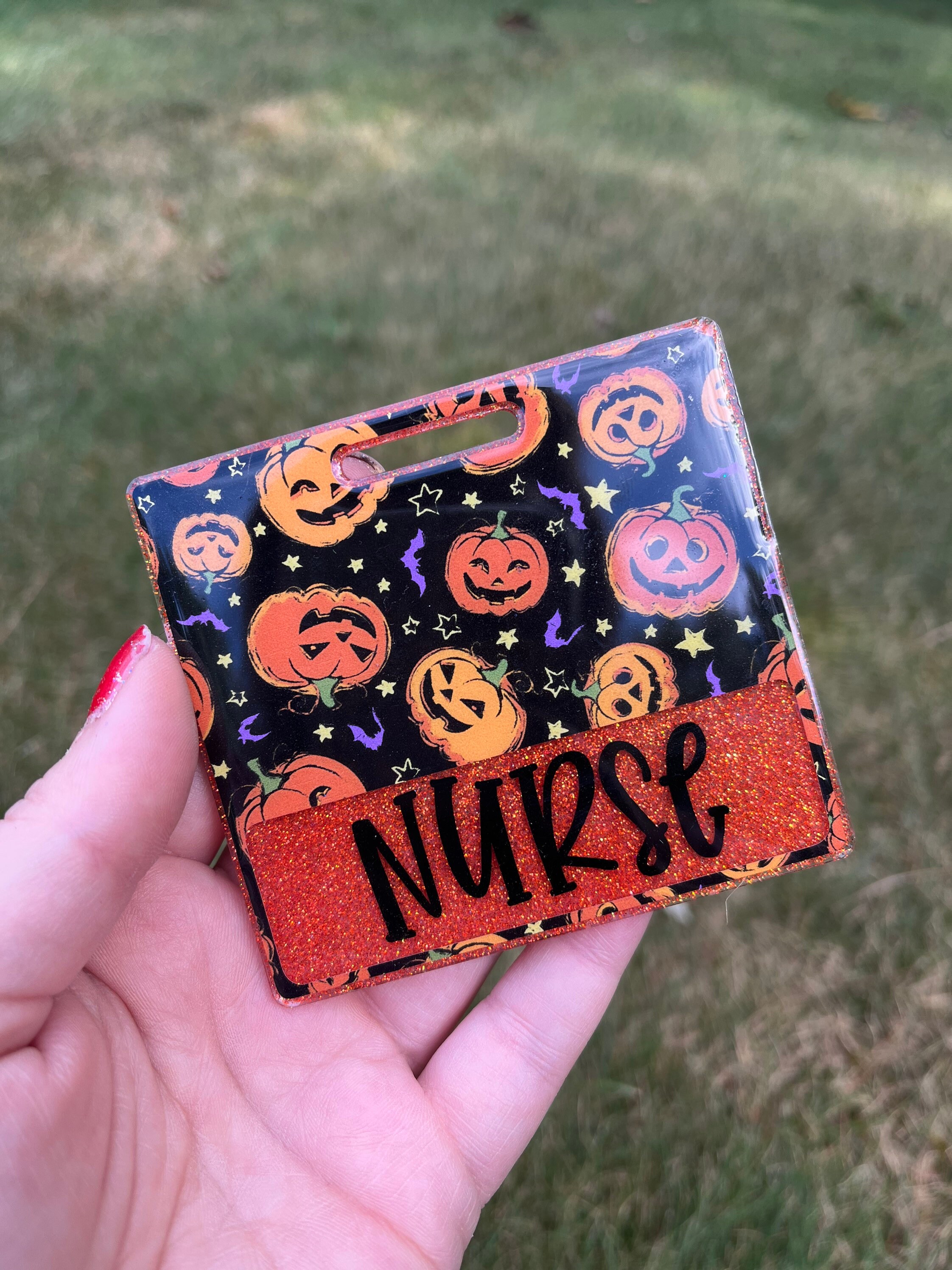 thumbnail image 2 of Aazon.co : Halloween Badge Buddy - Black Spider Web Badge Buddy And Topper Cobo, ID Badge 2 of 14